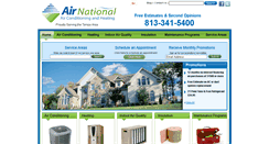 Desktop Screenshot of airnationalhvac.com
